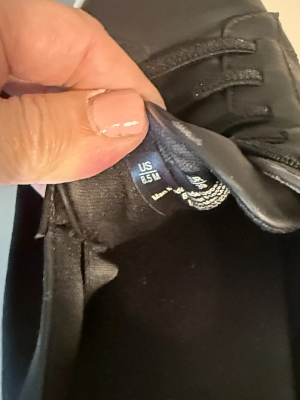 SOUL Naturalizer Black Leather Sneakers with White Sole - Picture 5 of 7